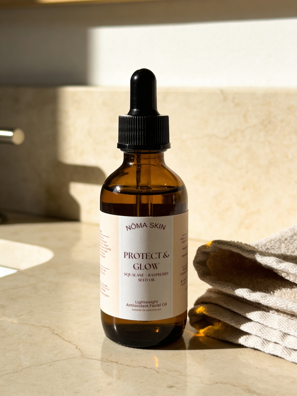 Protect & Glow daytime face serum